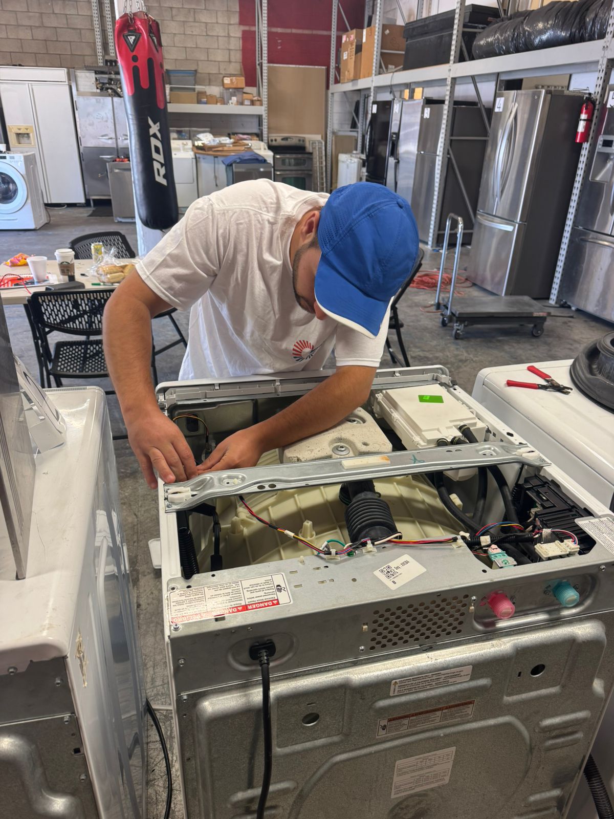 Repix Bay Area freezer repair technician with diagnostic tools